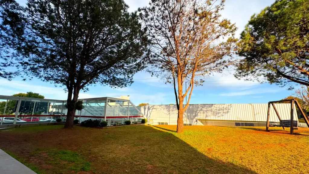 Área verde do campus da FABE Marau