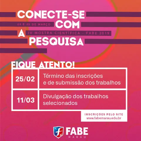 Mostra Científica tem inscrições abertas