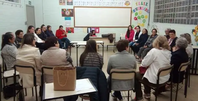 Atividade de troca de experiência no curso de Pedagogia