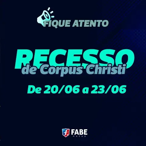 FABE faz recesso nos próximos dias