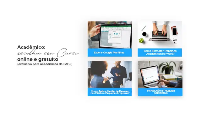Professores da FABE disponibilizam quatro Cursos gratuitos para acadêmicos