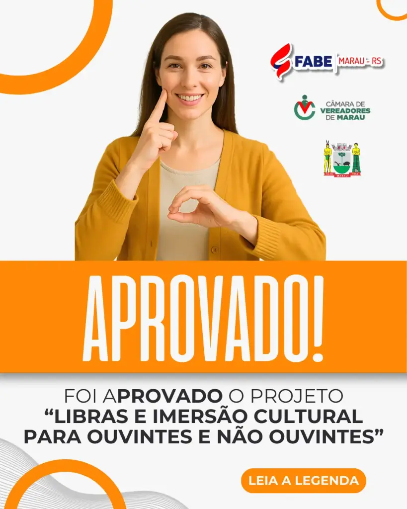 FABE Marau e Prefeitura unem forças em projeto de Libras e imersão cultural.